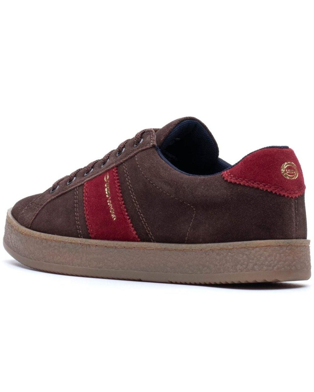 Base London Red Hopper Cupsole Trainers for men