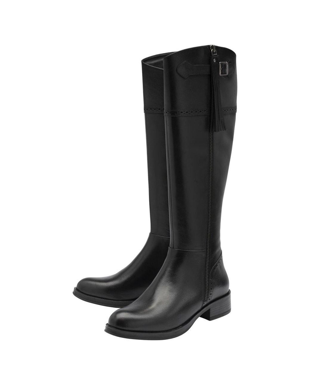 Ravel Black Rowton Knee High Boots