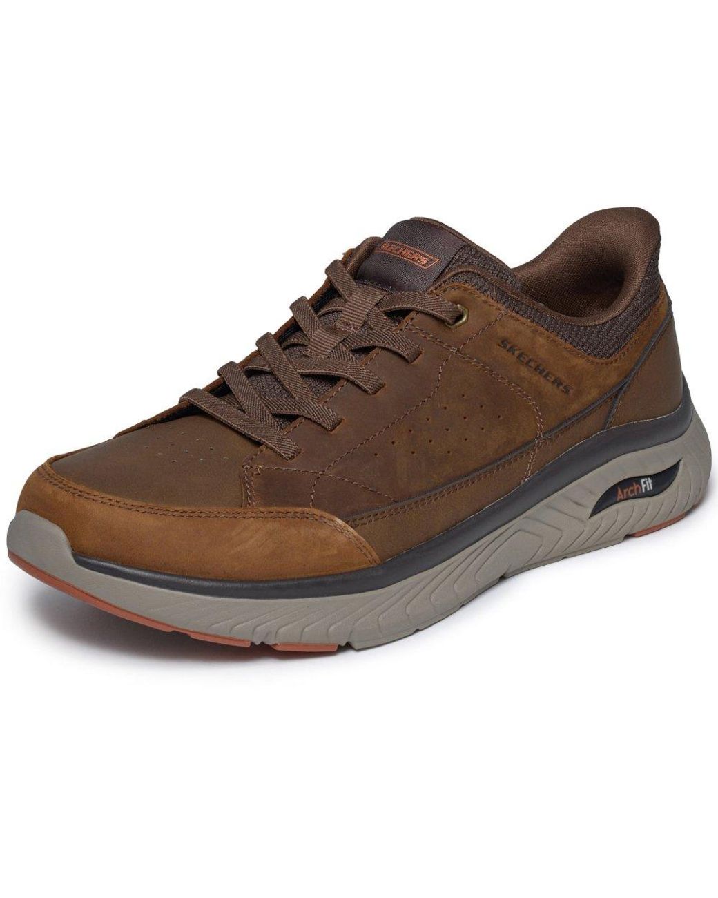 Skechers Brown Arch Fit Crosser Felix Trainers for men
