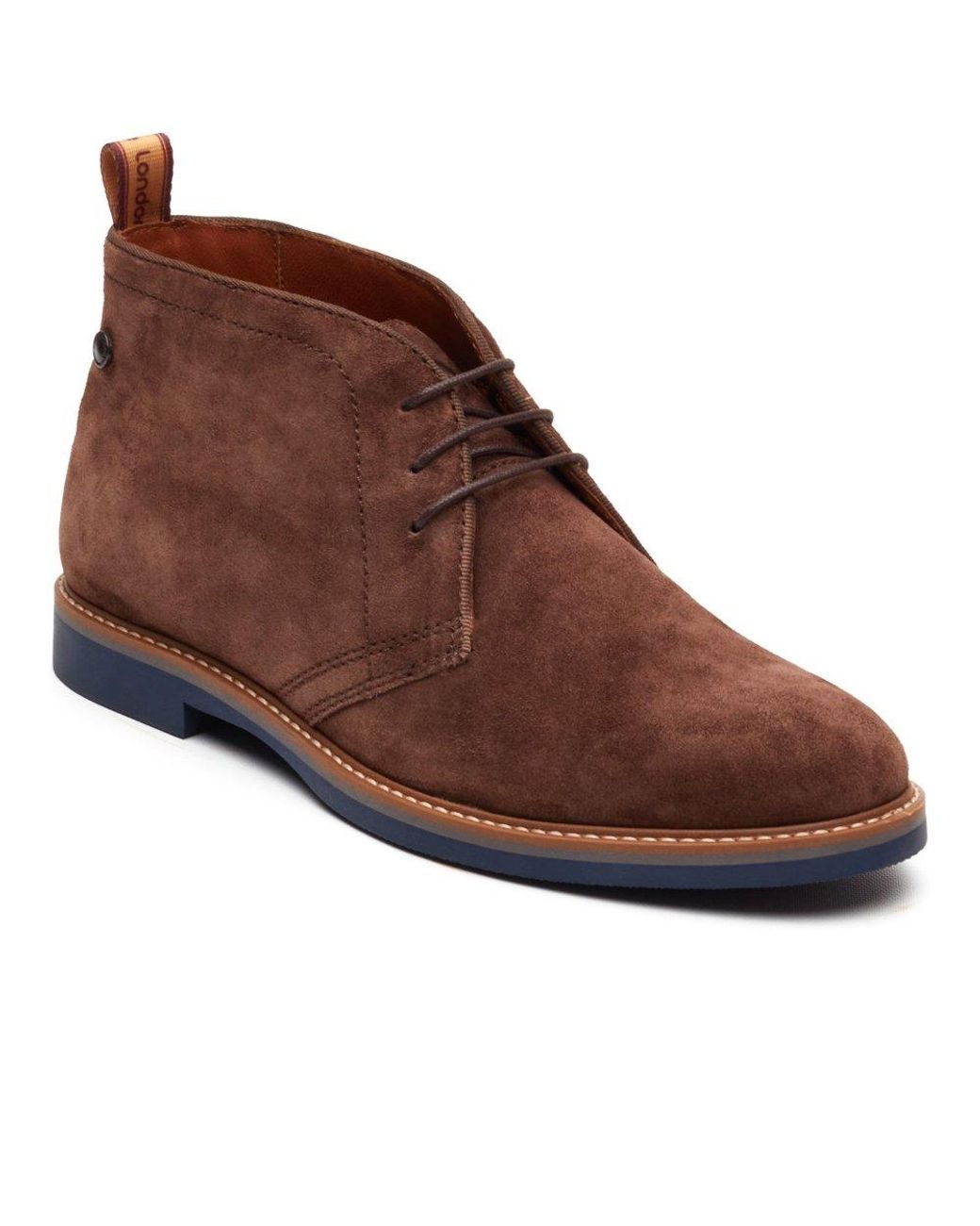 Base London Brown Carlton Chukka Boots for men