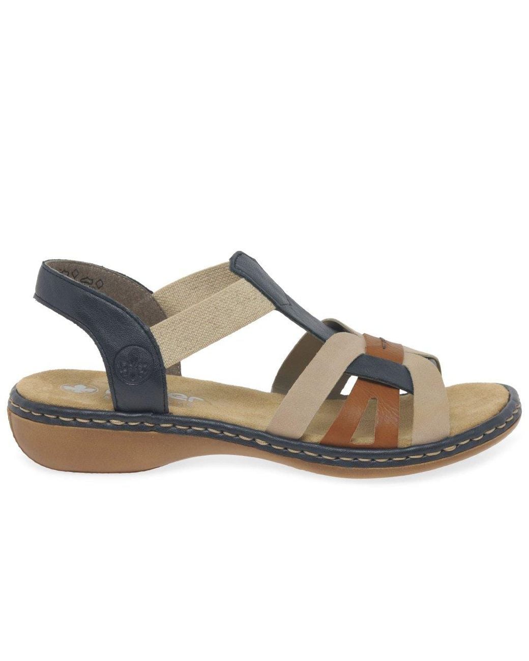 Rieker Blue Globe Sandals