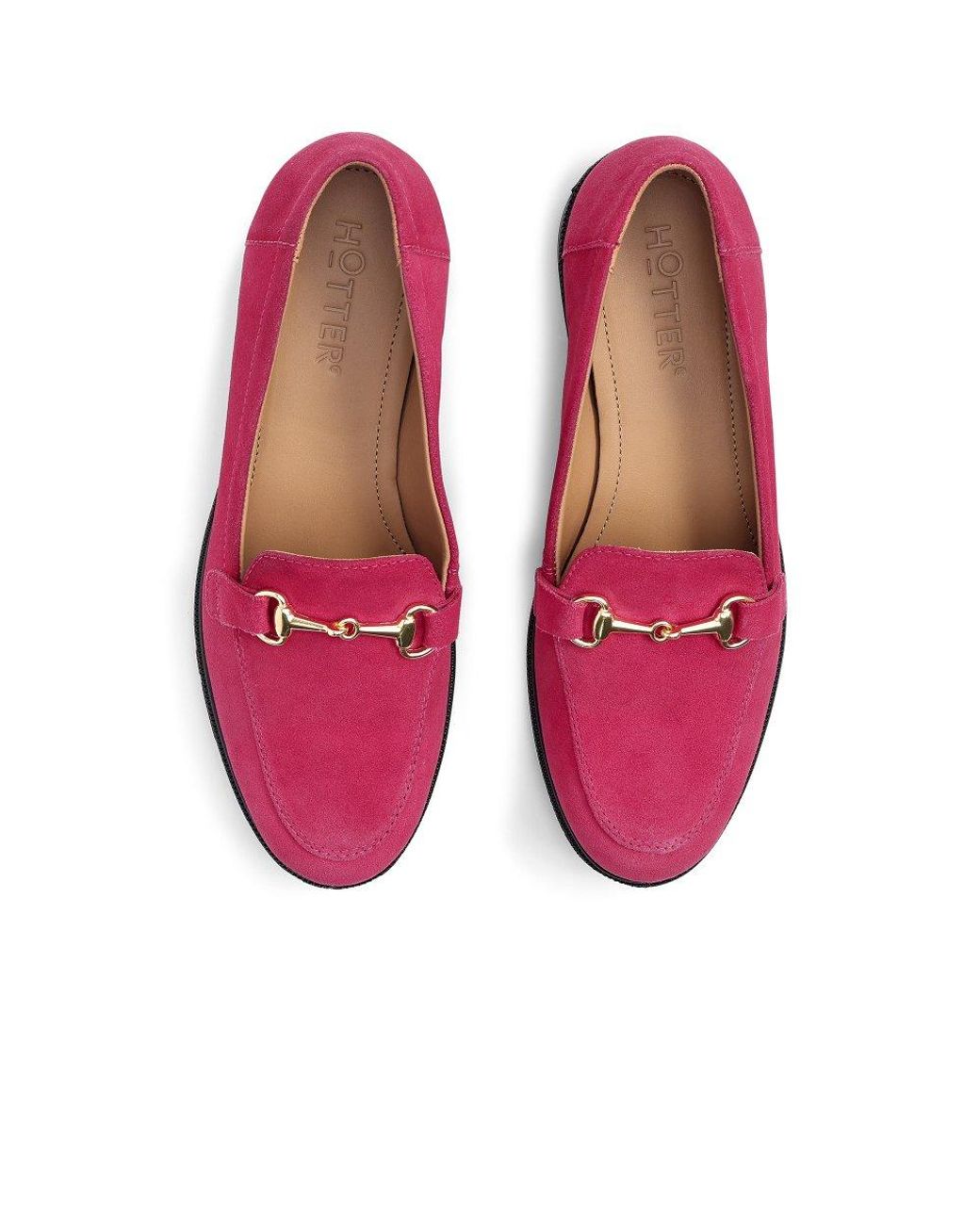 Hotter Red Clovelly Loafers
