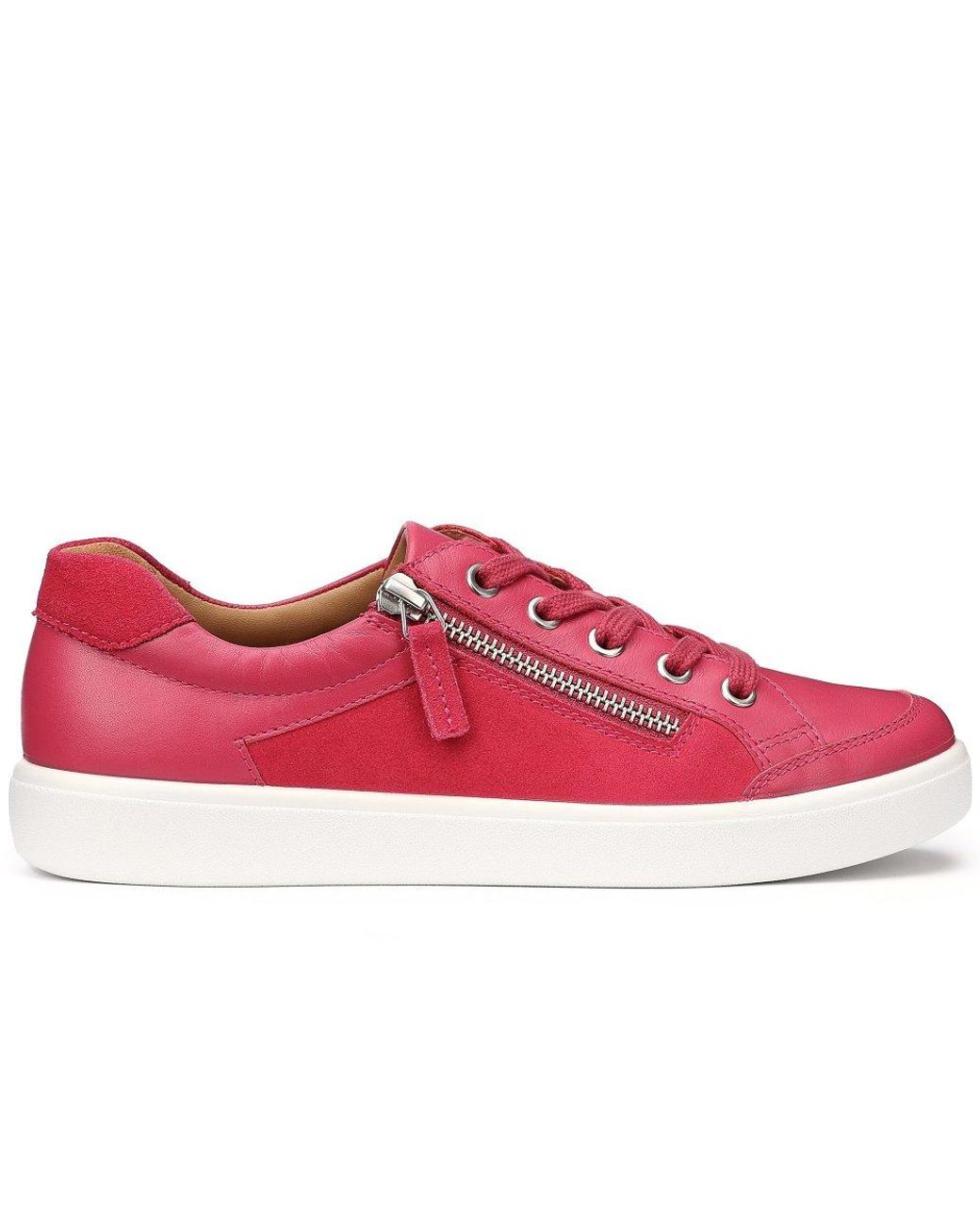 Hotter Pink Chase Ii Trainers Colour: Bright Leather