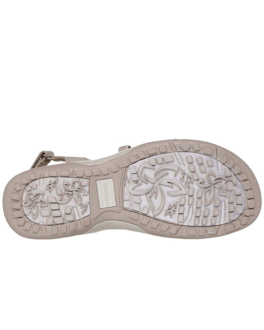 Skechers Gray Reggae Slim Summer Getaway Sandals
