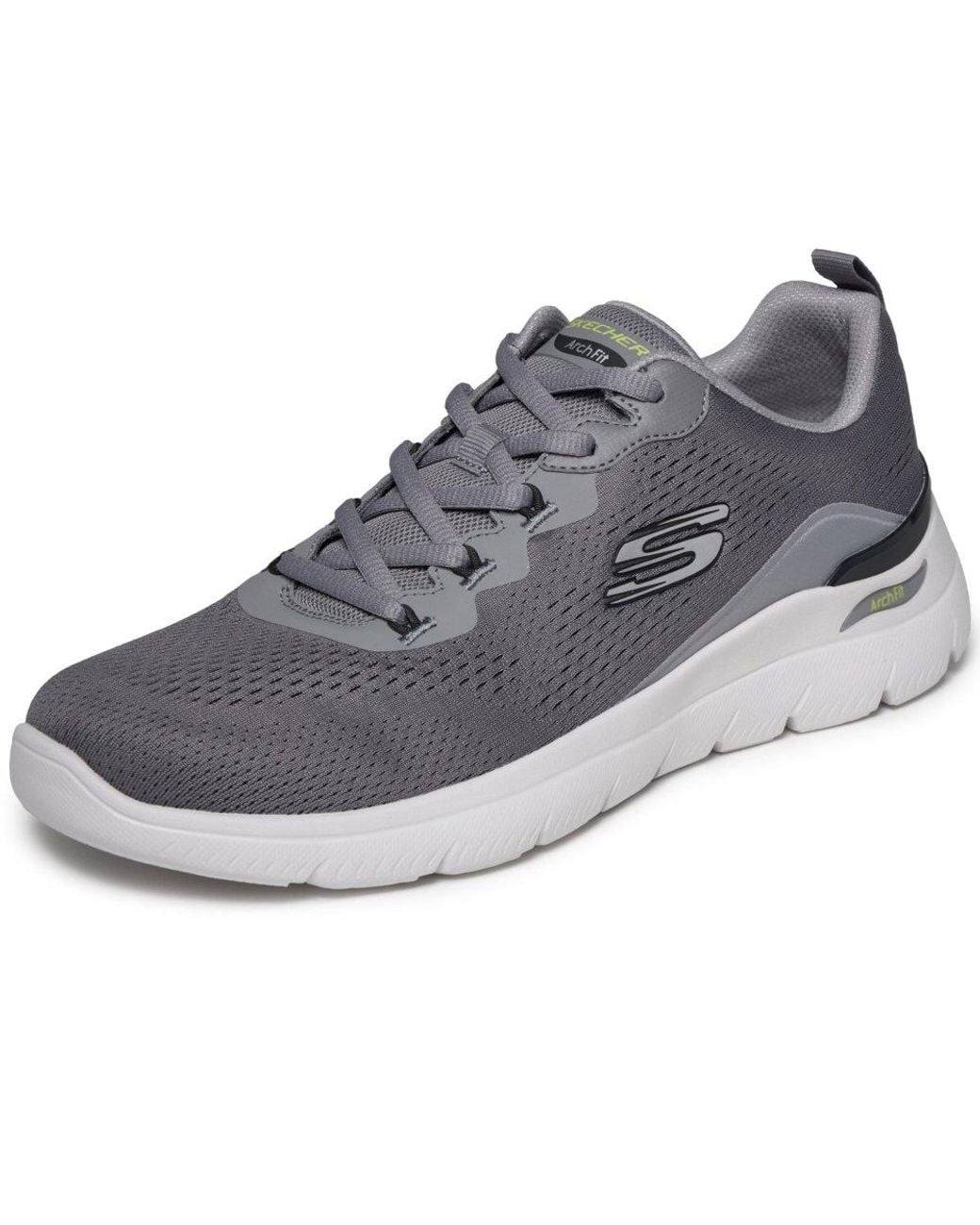 Skechers Gray Arch Fit Summits Kravel Trainers for men