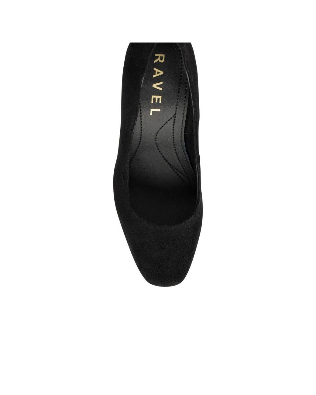 Ravel Black Barnton Court Shoes