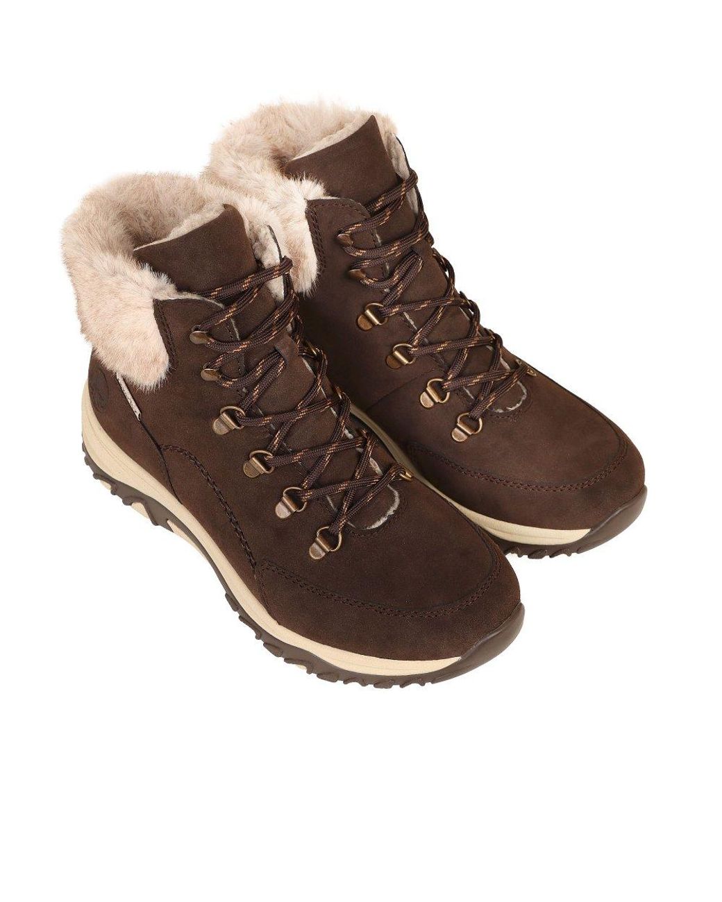 Rieker Brown Snowdon Ankle Boots