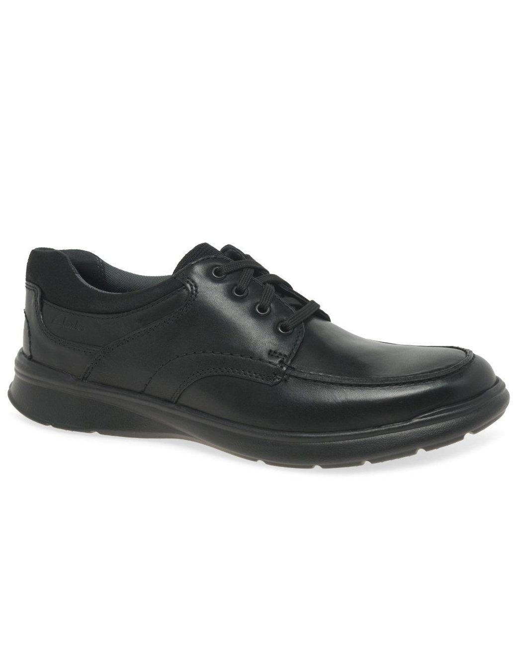 Clarks Black Cotrell Edge Shoes for men