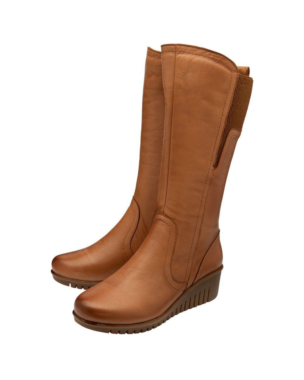 Lotus Brown Fitzgerald Calf Boots