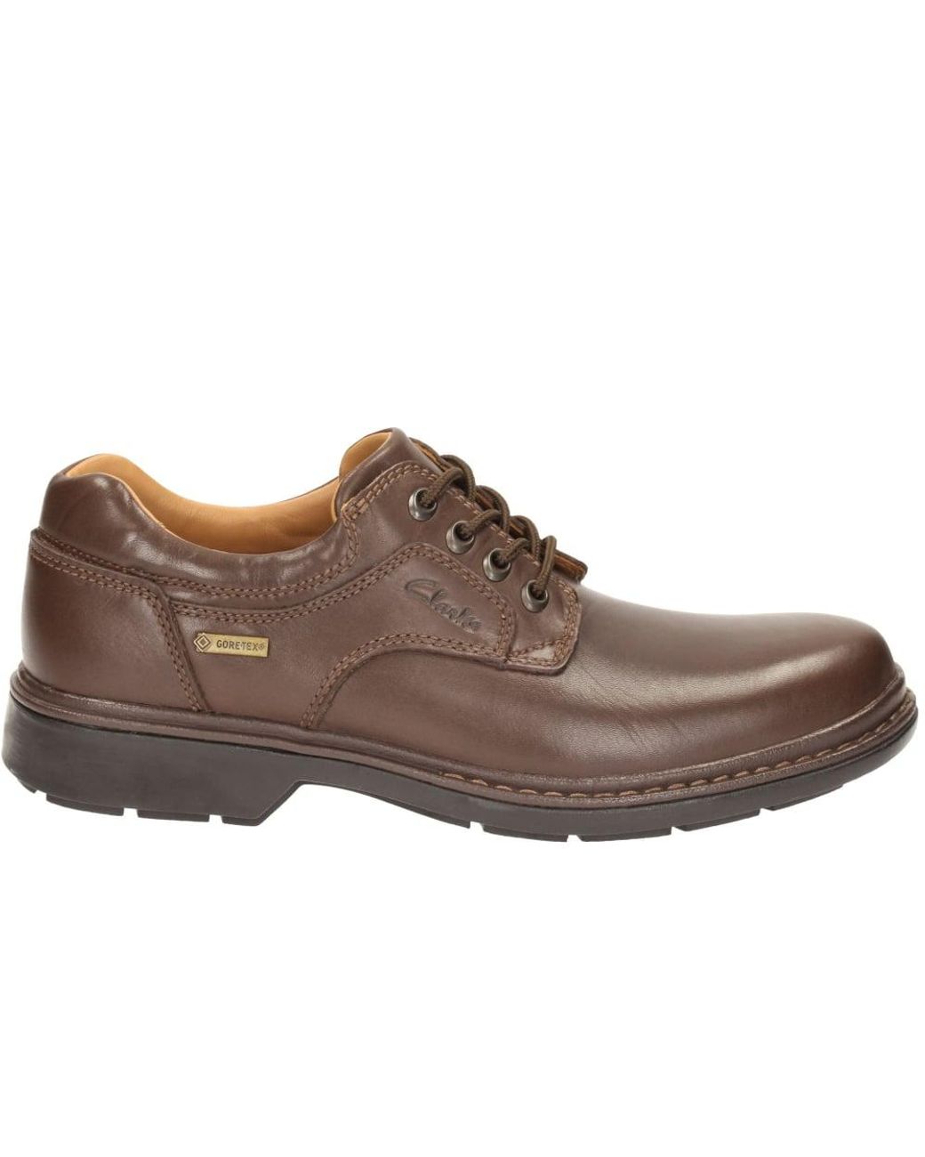 Clarks Leather Rockie Lo Gtx Mens Wide Lace-up Shoe in Brown for Men | Lyst  Australia