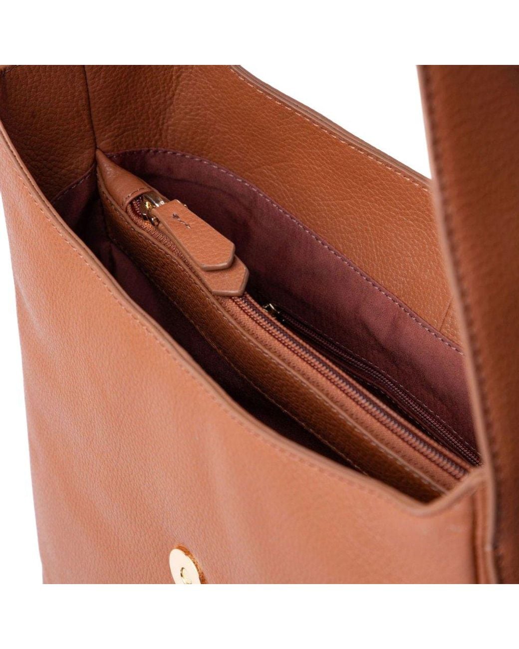 Lakeland Leather Brown Dalston Hobo Bag