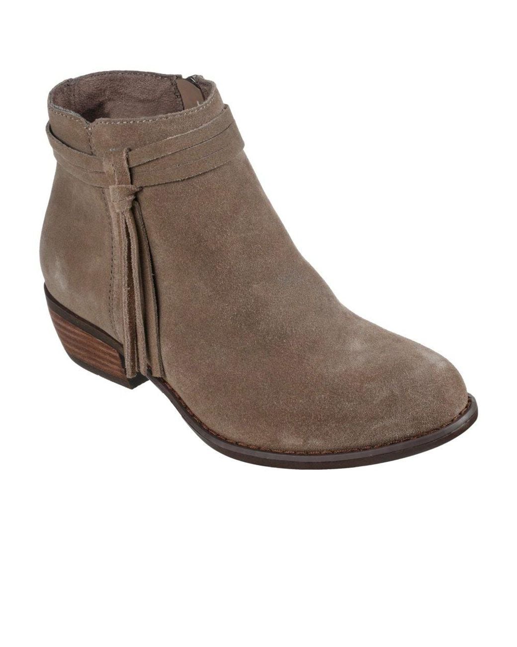Skechers Brown Texas Modern Western Ankle Boots