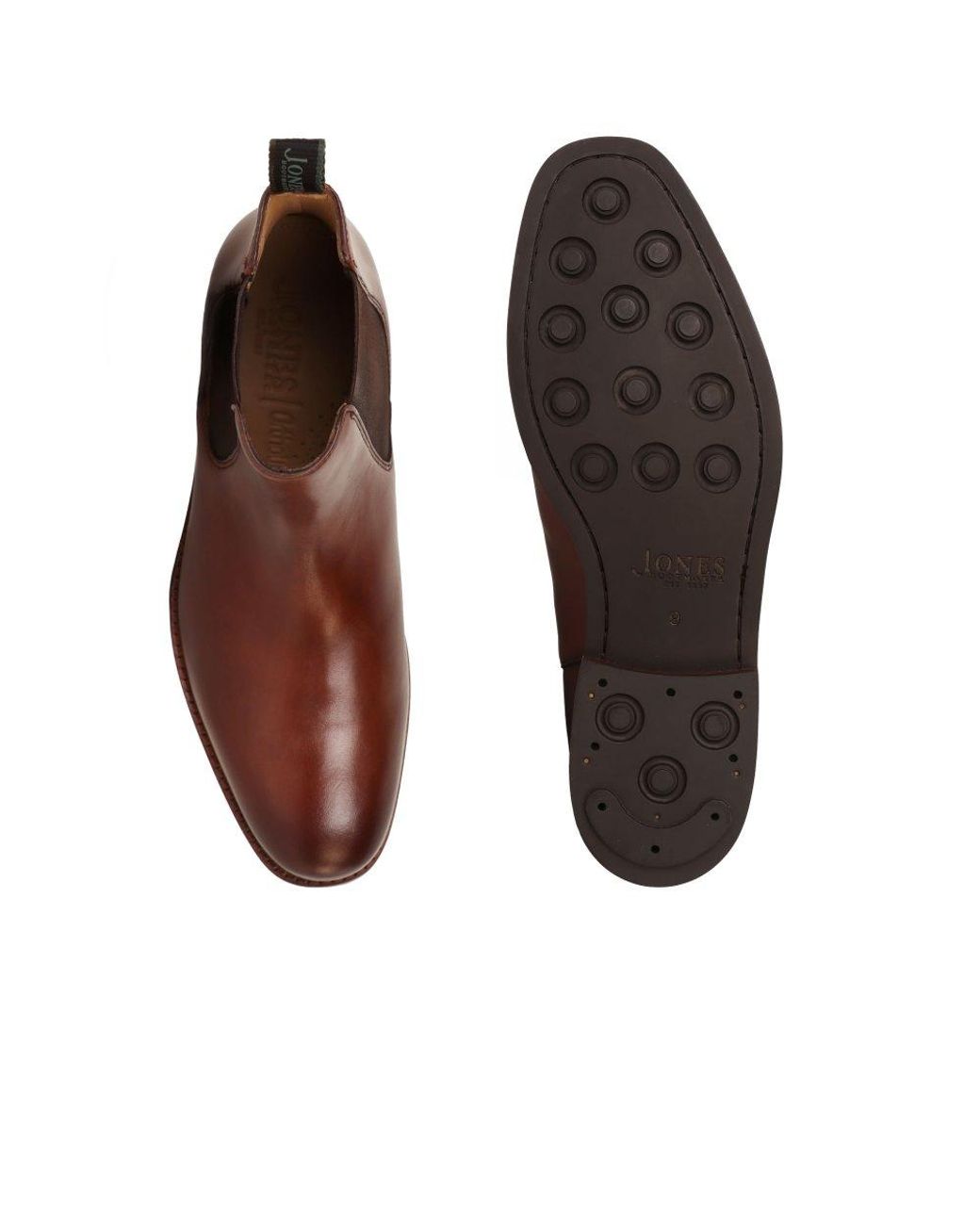Jones Bootmaker Brown Deakin Chelsea Boots for men