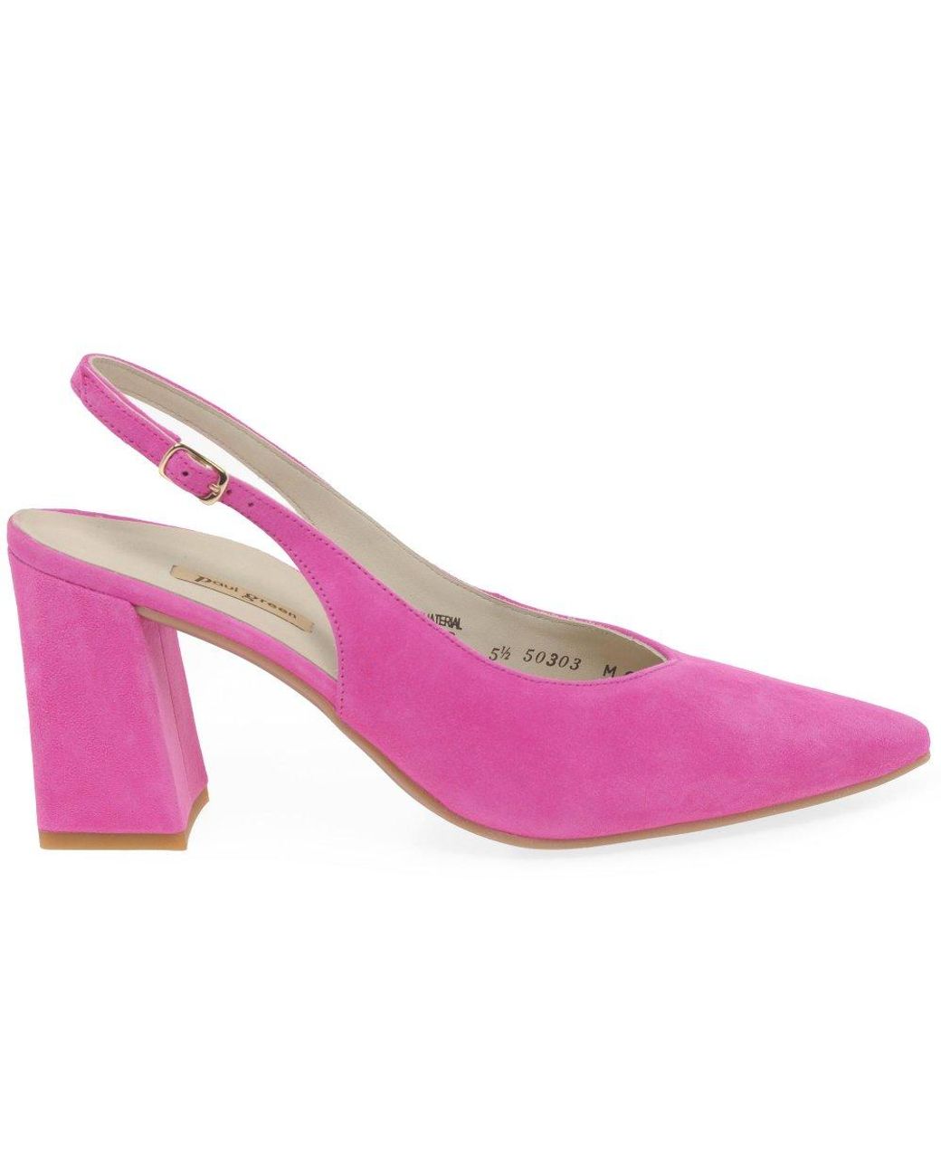 Paul Green Pink Willa Open Court Shoes
