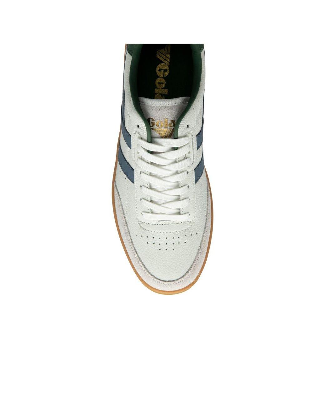 Gola White Contact Leather Trainers for men