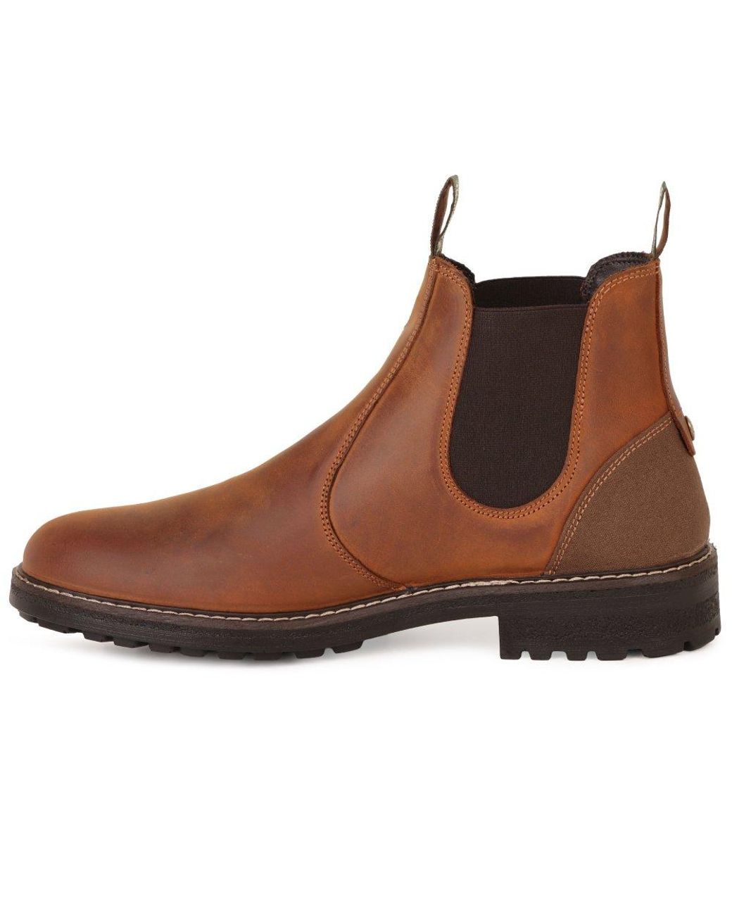 Barbour Brown Embleton Chelsea Boots for men