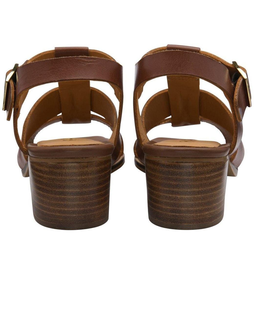 Ravel Brown Togston Heeled Sandals