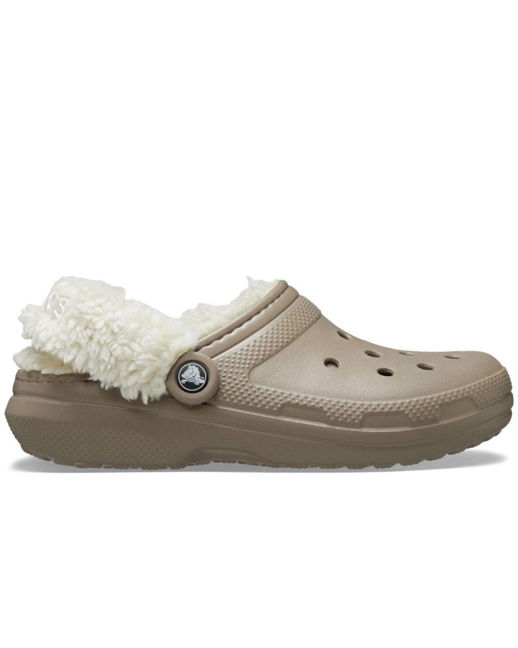 CROCSTM Gray Classic Fleece Lined Clogs for men