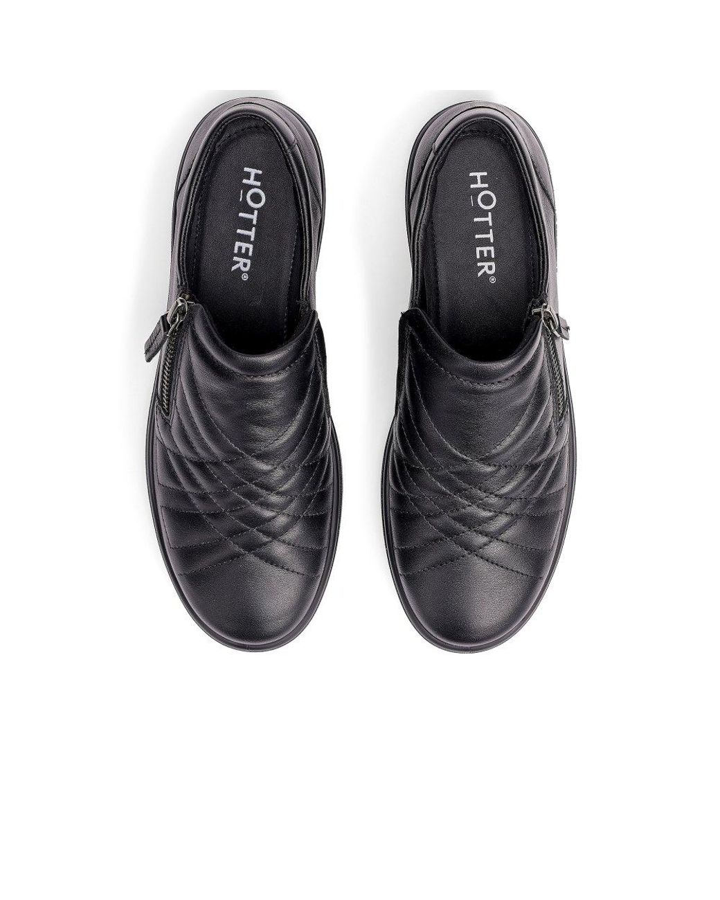 Hotter Black Poppy Casual Shoes