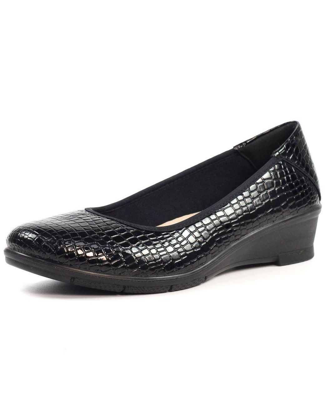 Lunar (GRS) Blue Winnie Wedge Shoes