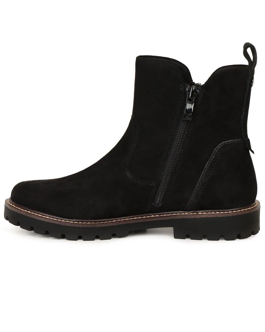 Caprice Black Darcy Ankle Boots