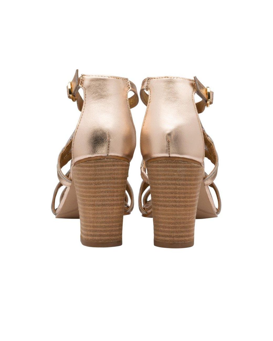 Ravel Metallic Coreen Heeled Sandals