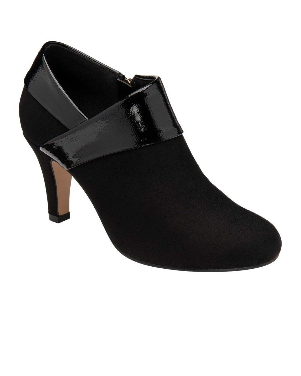 Lotus Black Maya High Cut Court Shoes Size: 3