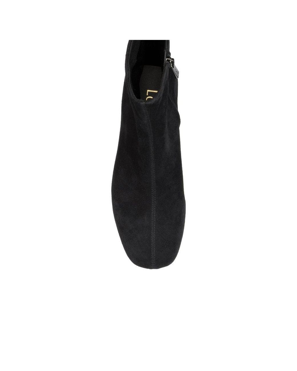 Lotus Black Romy Ankle Boots