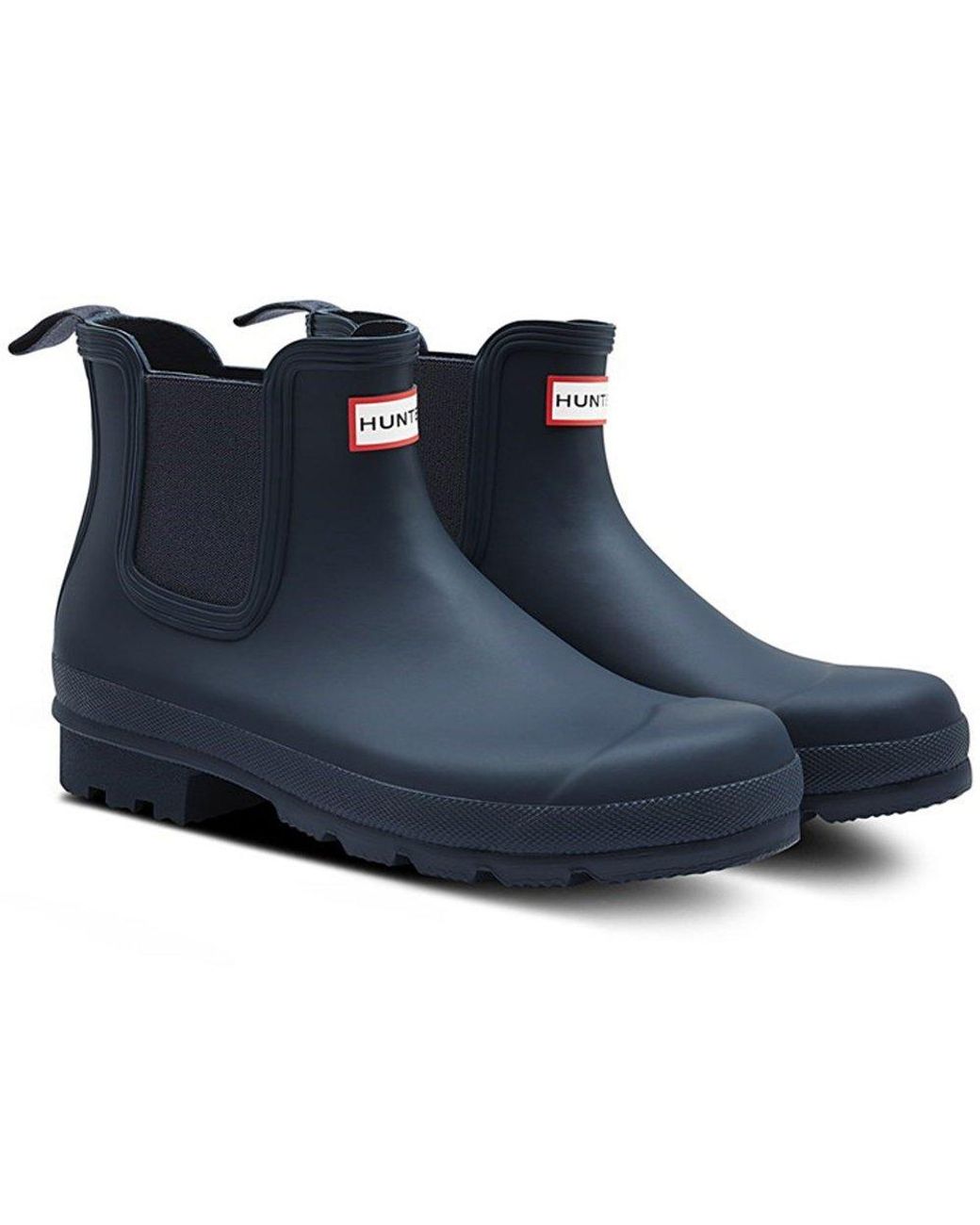 Hunter Blue Original Chelsea Wellingtons for men