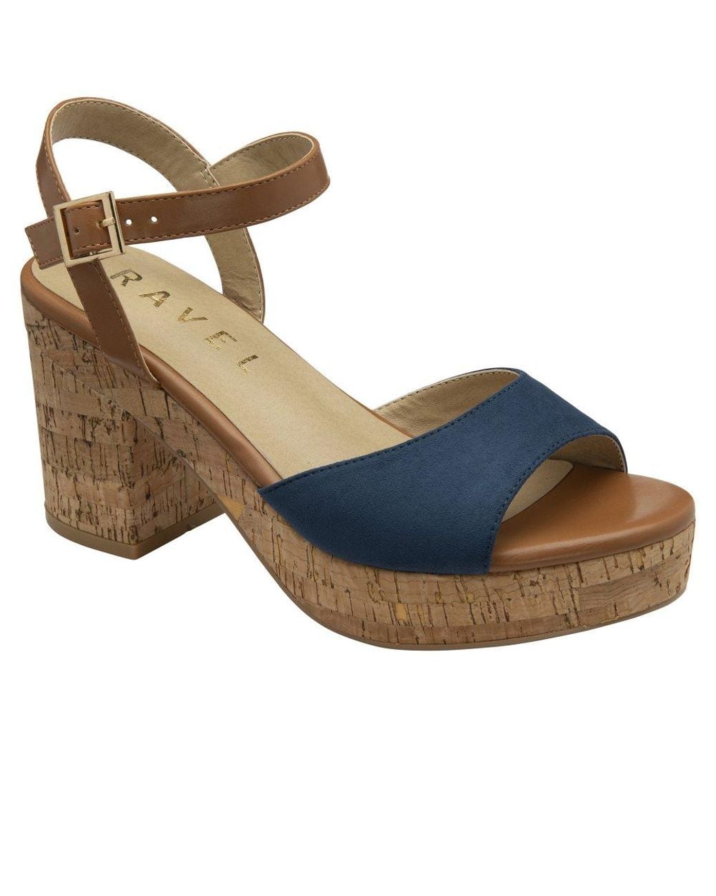 Ravel Blue Hauxley Heeled Sandals