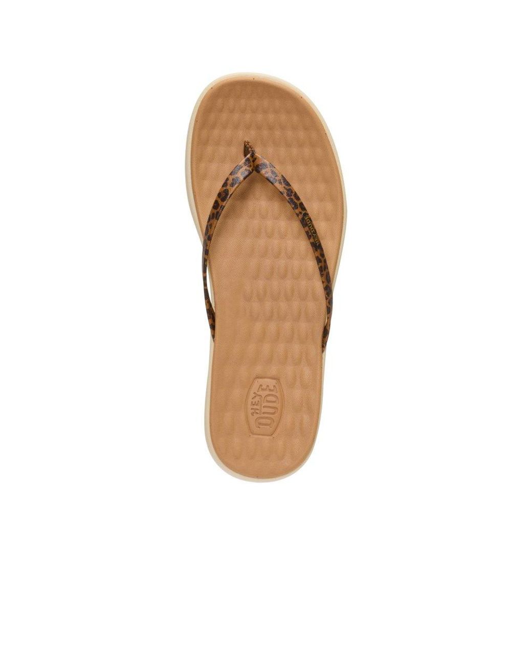 HeyDude Brown Maui Breeze Flip Sandals