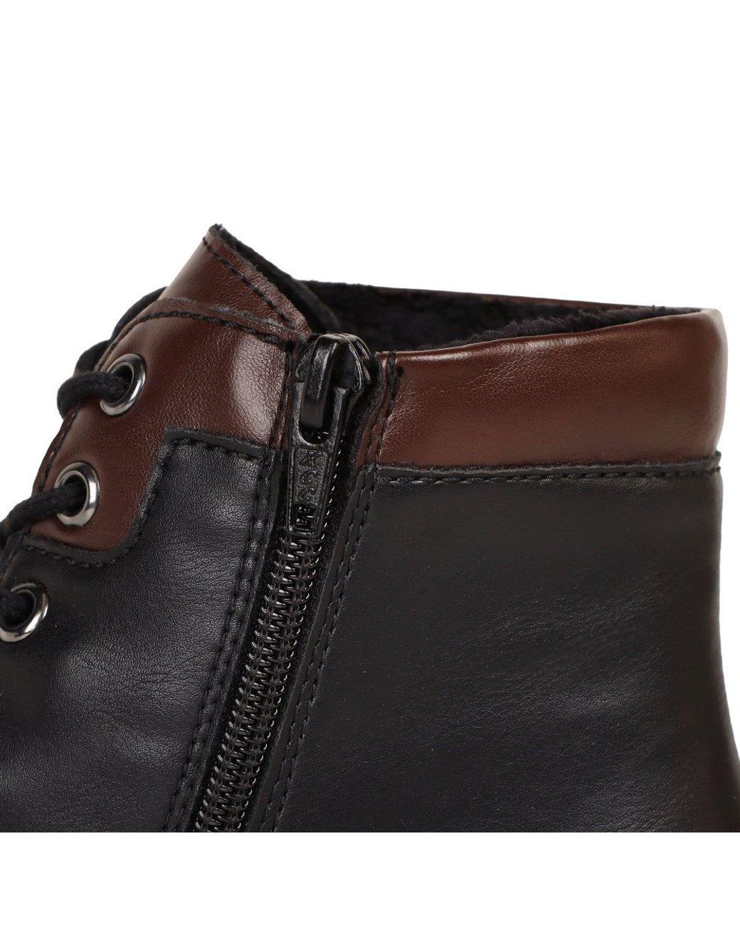 Rieker Black Thornton Ankle Boots