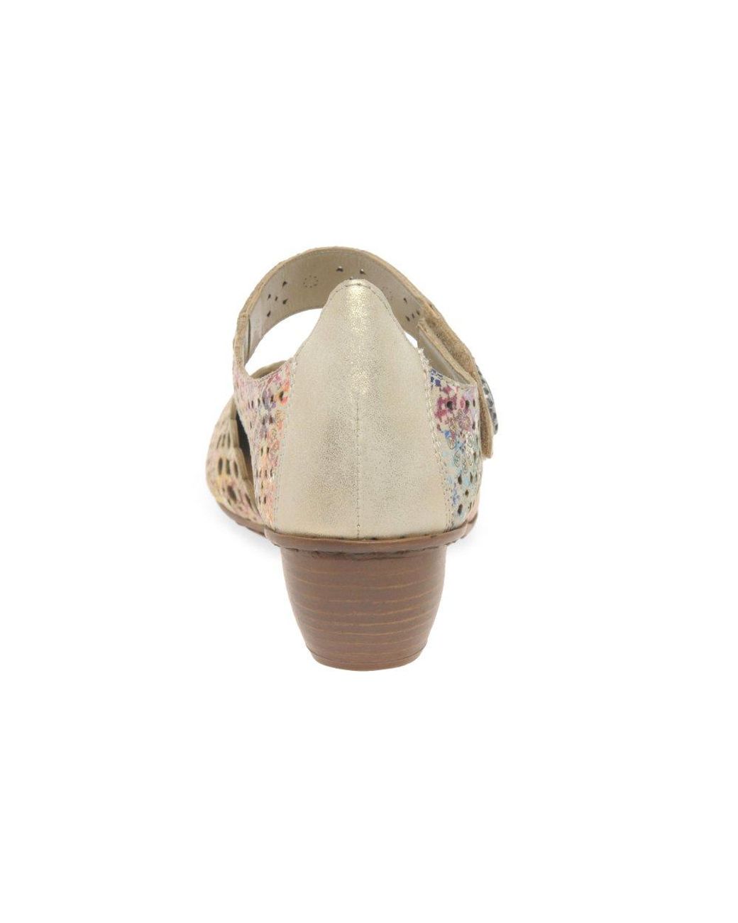 Rieker Brown Pia Open Court Shoes