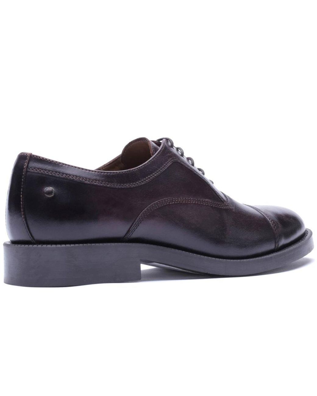 Base London Blue Roma Toe Cap Shoes for men