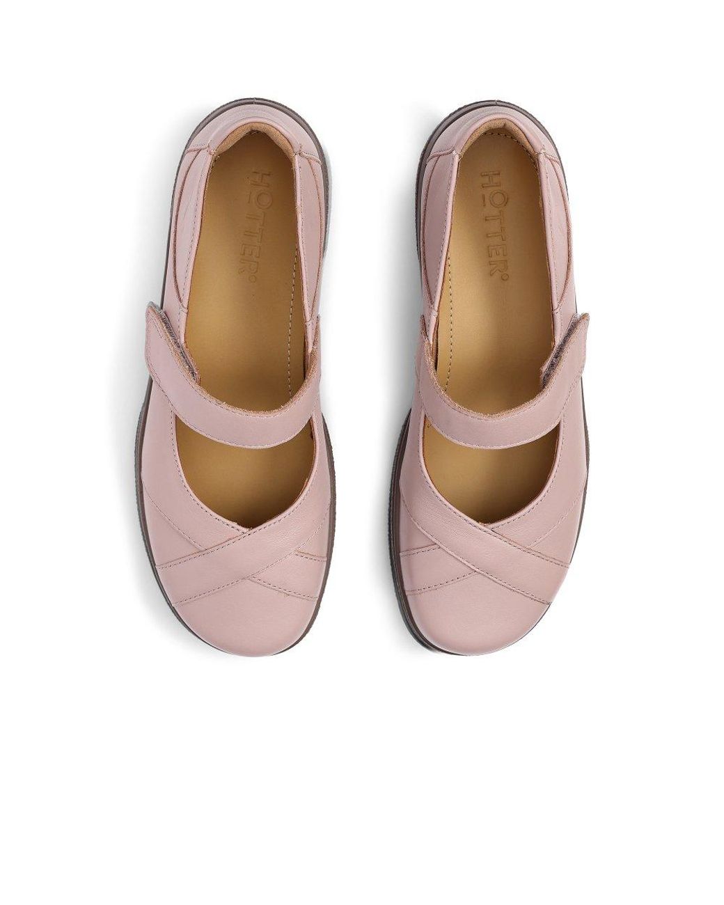 Hotter Pink Hope Extra Wide Mary Jane Shoes