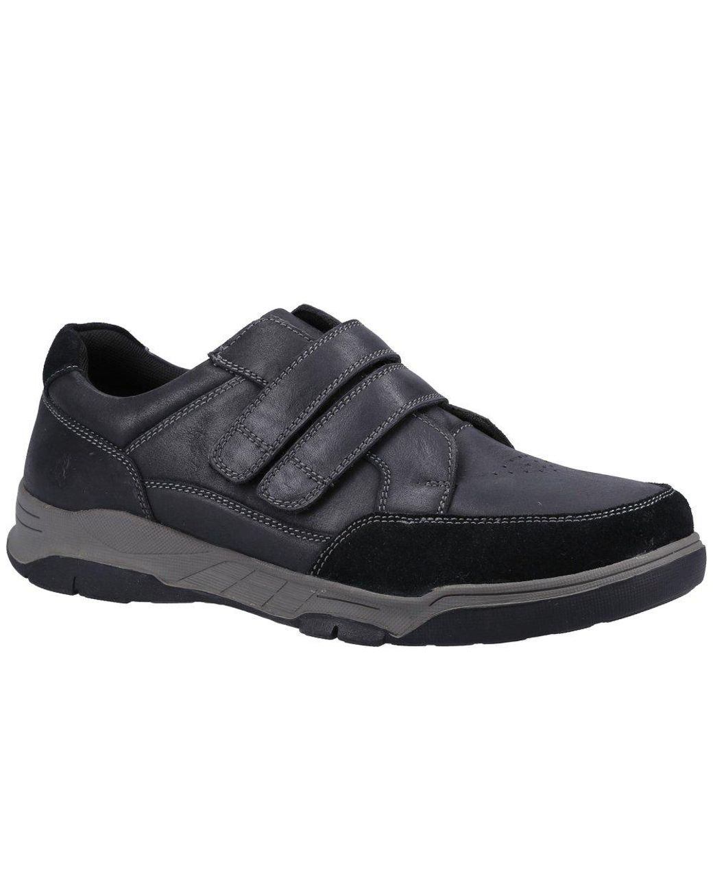 Hush Puppies Black Fabian Shoes for men