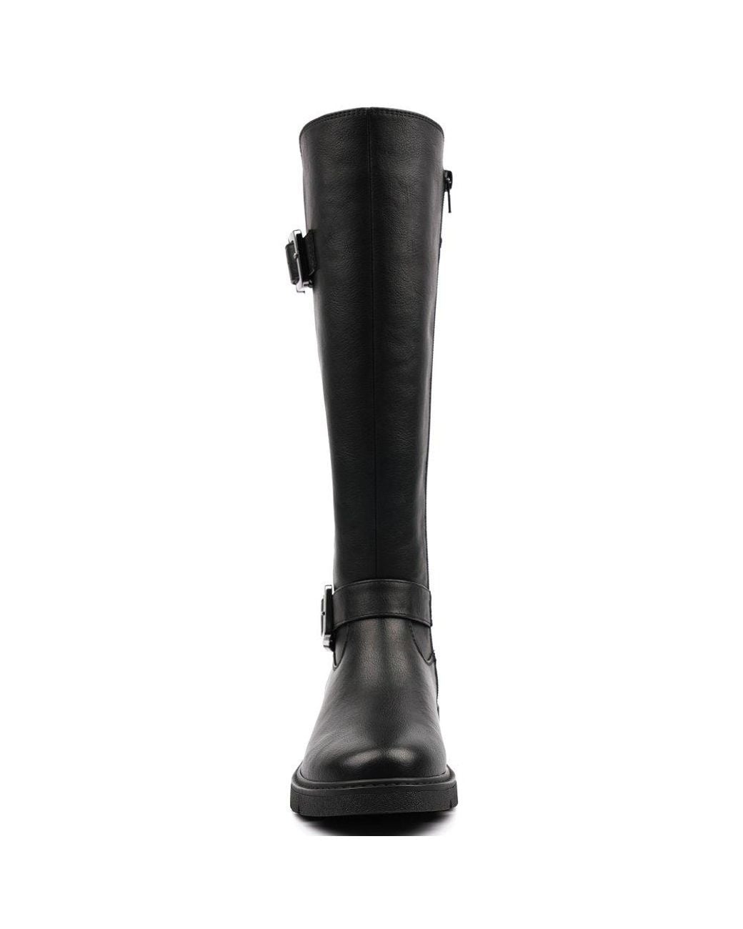 Lunar Black Devon Knee High Boots