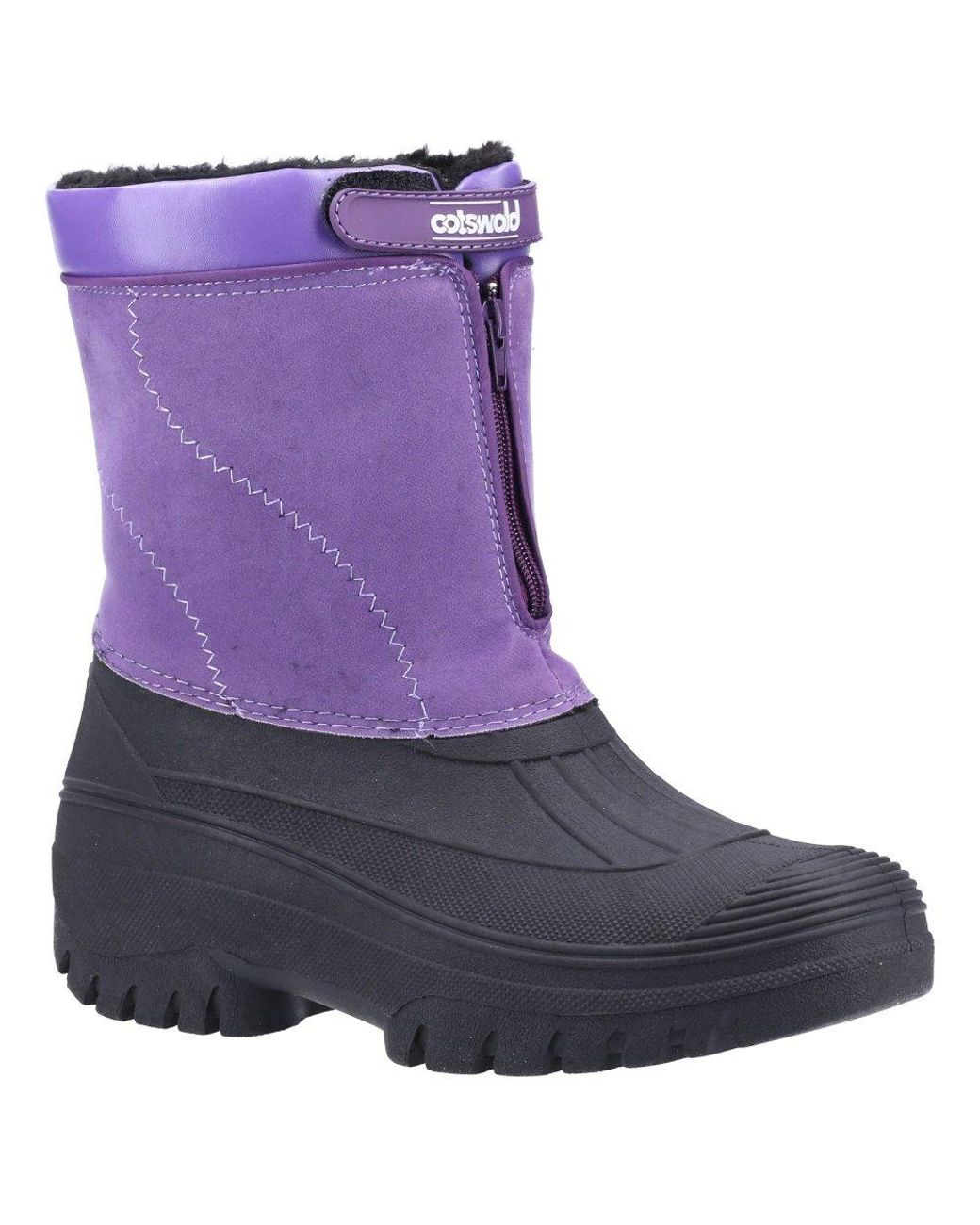 Cotswold Purple Venture Snow Boots