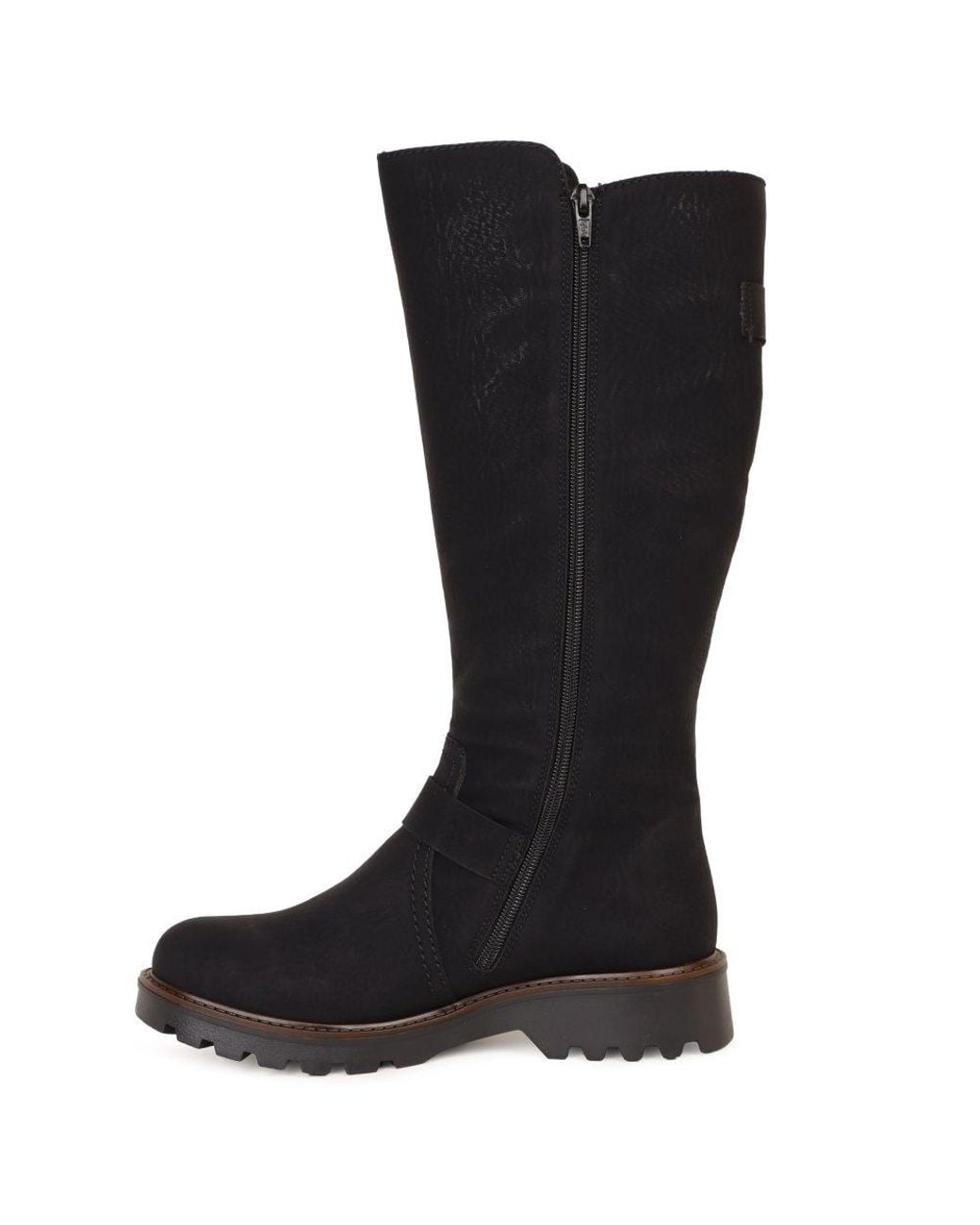 Rieker Black Burton Knee High Boots
