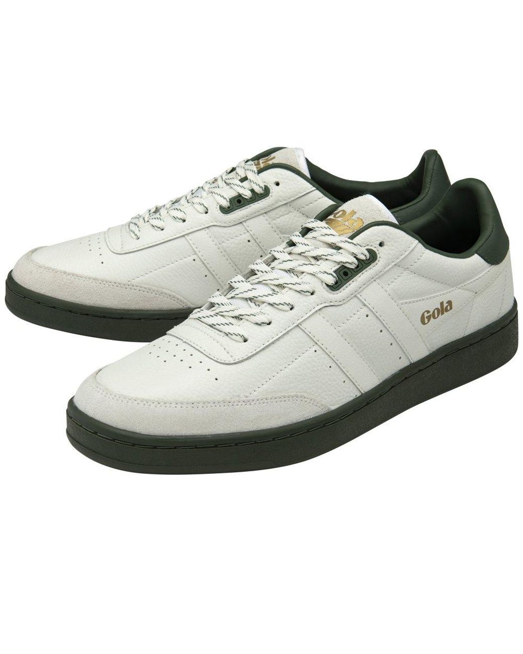 Gola White Contact Leather Trainers for men