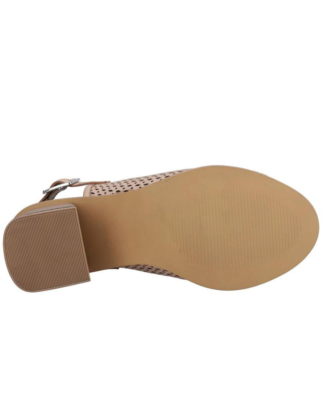 Hush Puppies Natural Louise Heeled Sandals