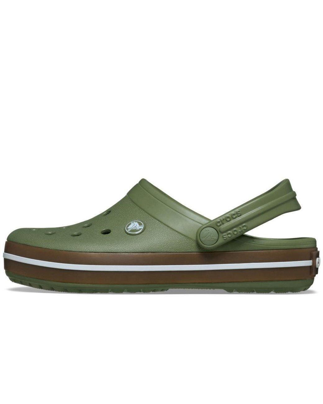 CROCSTM Green Crocband Gum Clogs for men