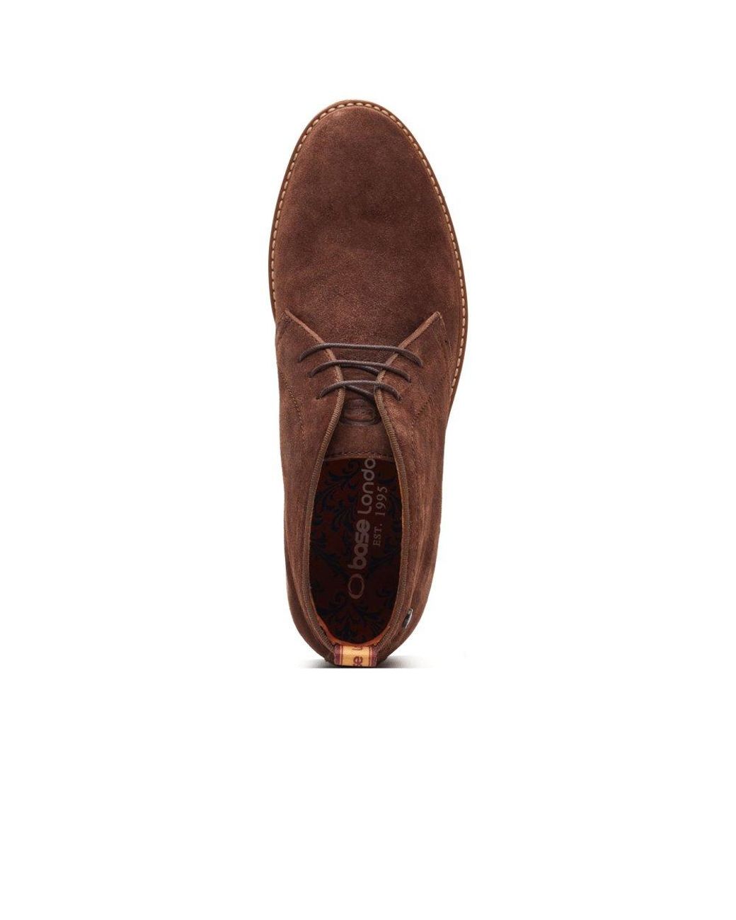 Base London Brown Carlton Chukka Boots for men
