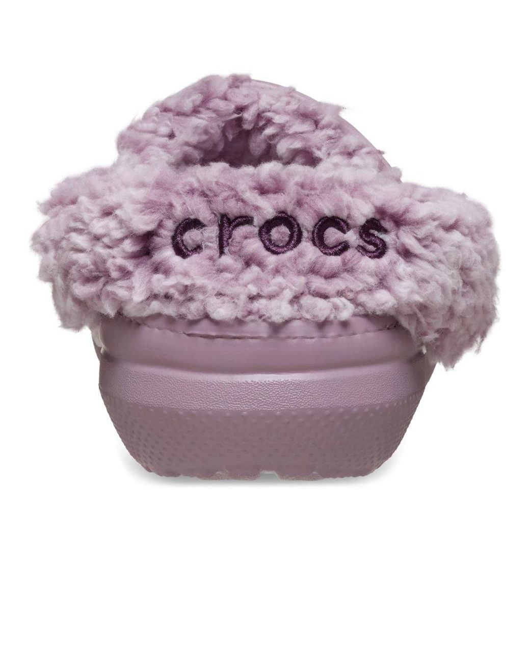 CROCSTM Purple Classic Fleece Lined Clogs