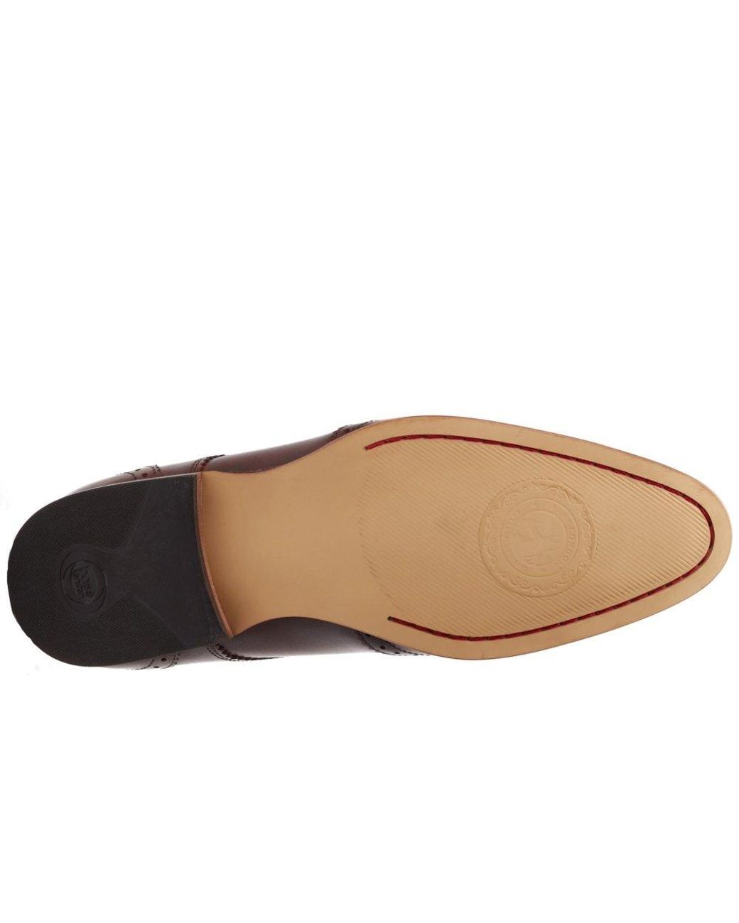 Base London Brown Barbera Lace Up Brogues for men