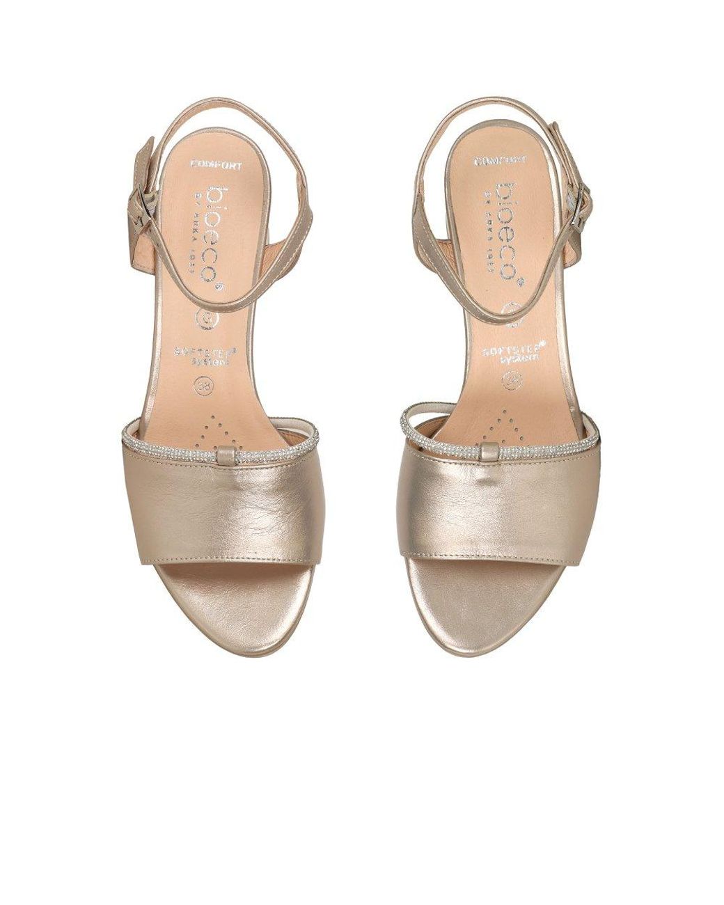 Bioeco Metallic Siena Sandals