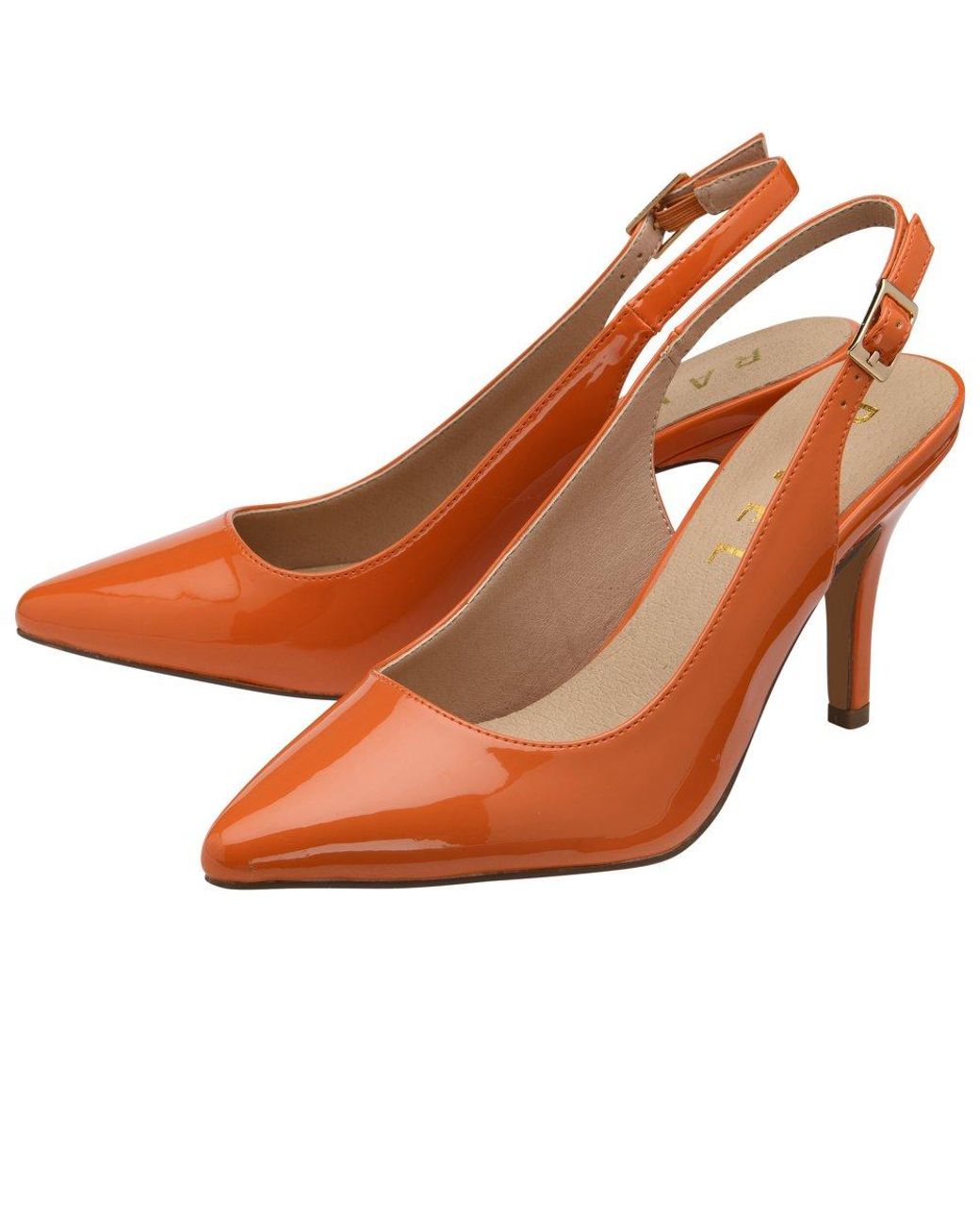 Ravel Brown Kavan Slingback Court Shoes