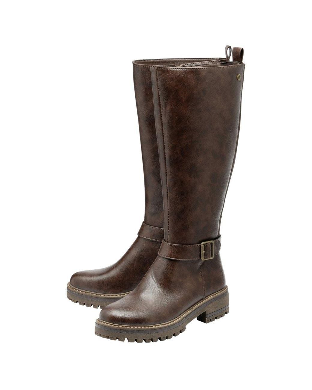 Lotus Brown Devon Knee High Boots