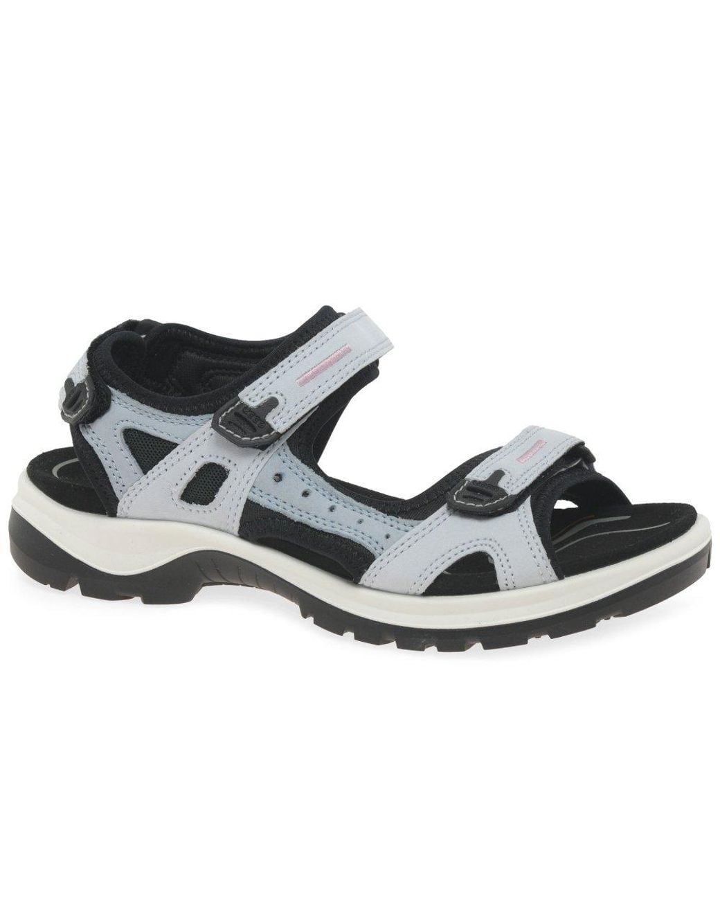 Ecco Multicolor Kids Yucatan 3-strap Sandal Size 7. 5 Leather Violet Ice Metallic