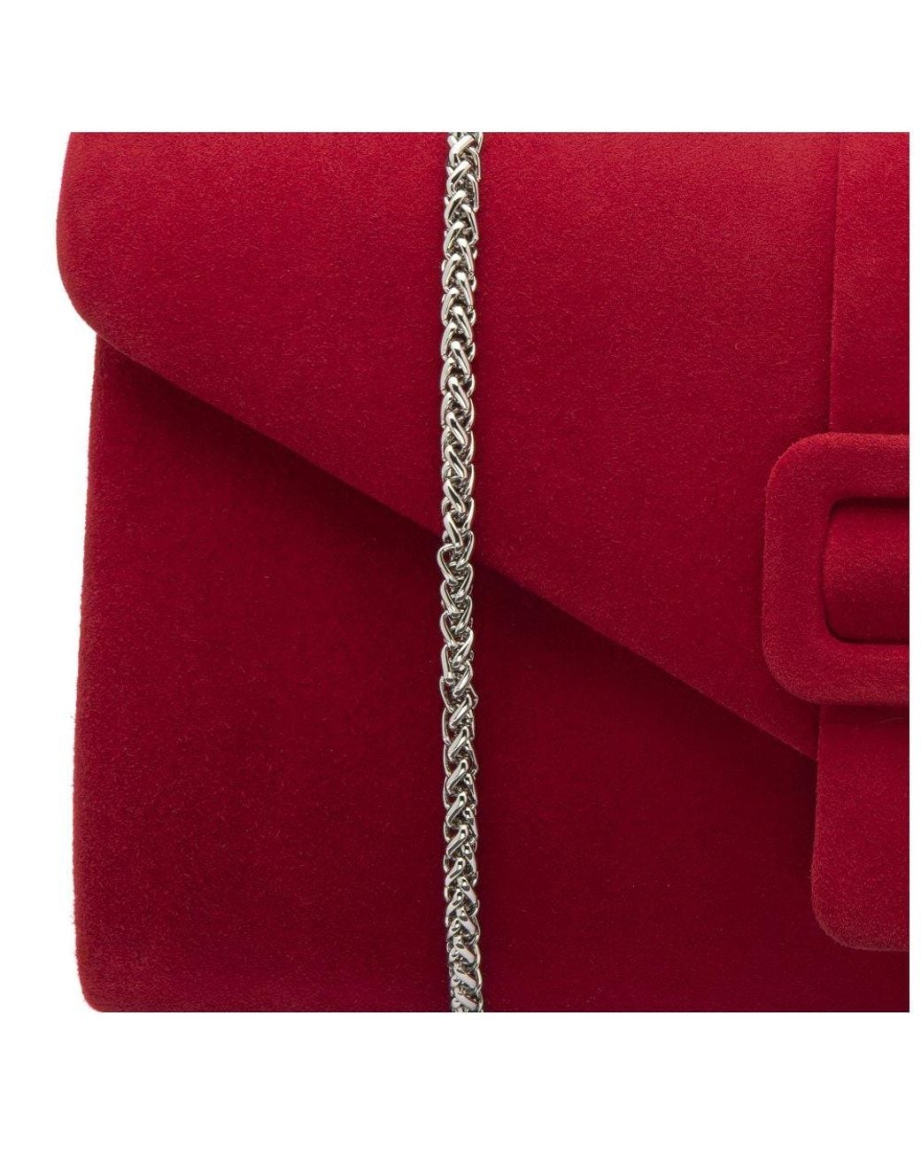 Lotus Red Aletta Clutch Bag